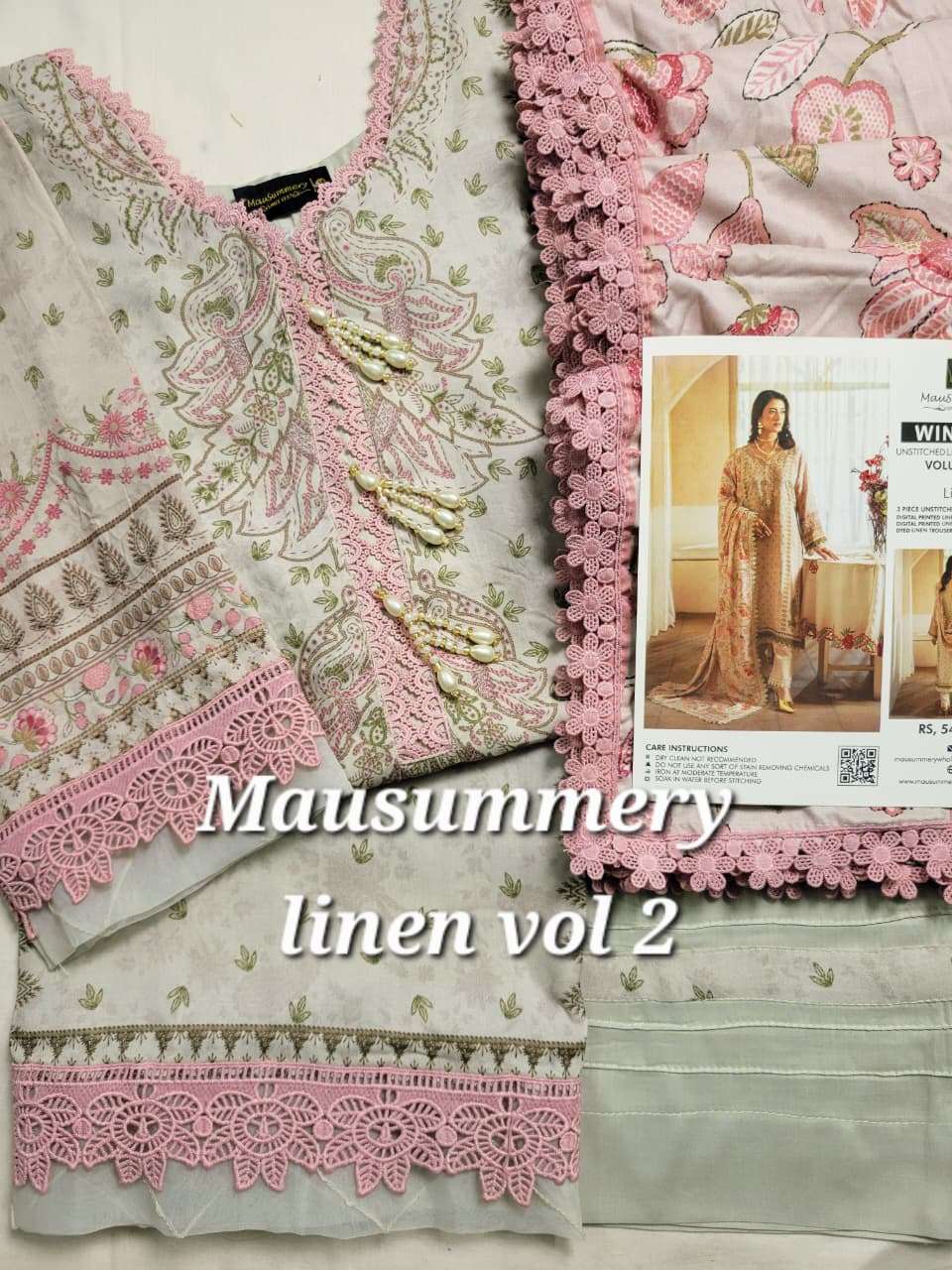 MAUSUMMERY LINEN STITCHED BY MAUSMMERY